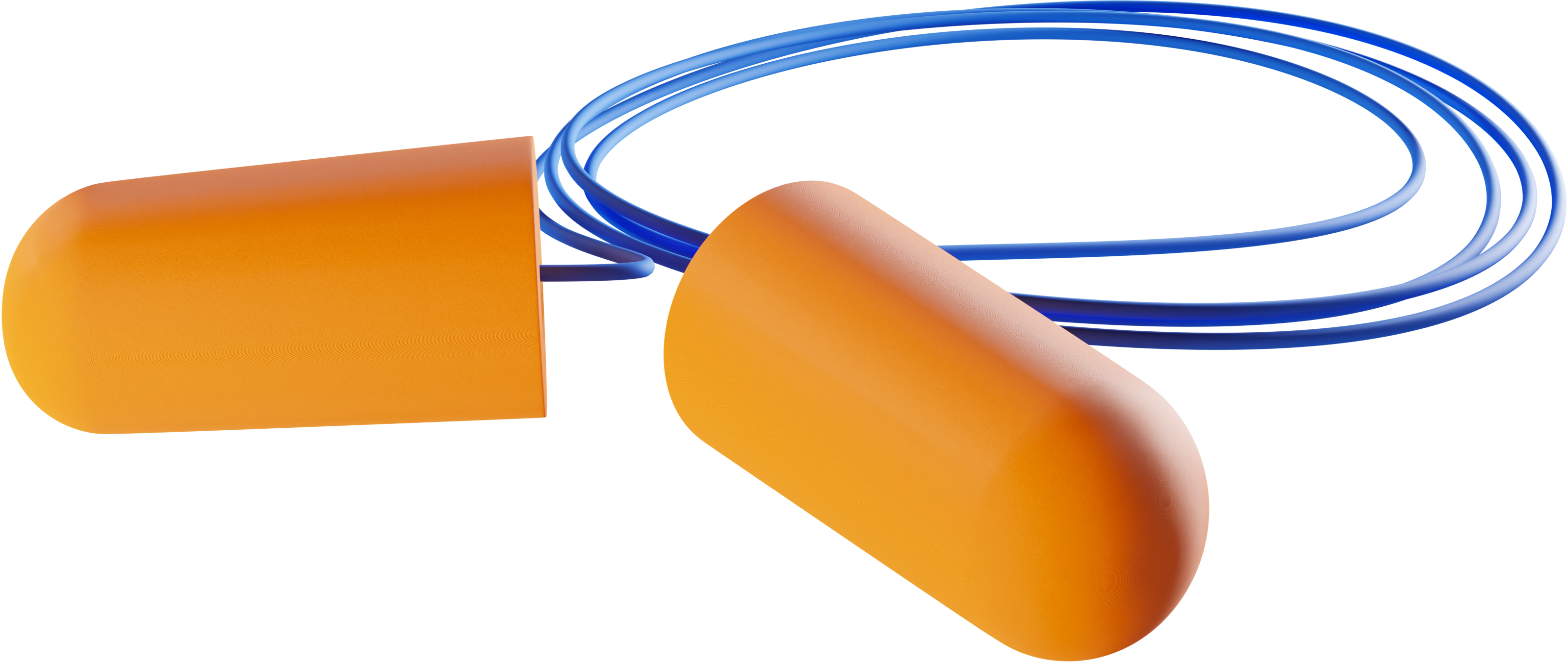 Arusha Corded Disposable Earplugs, Box of 100 worn